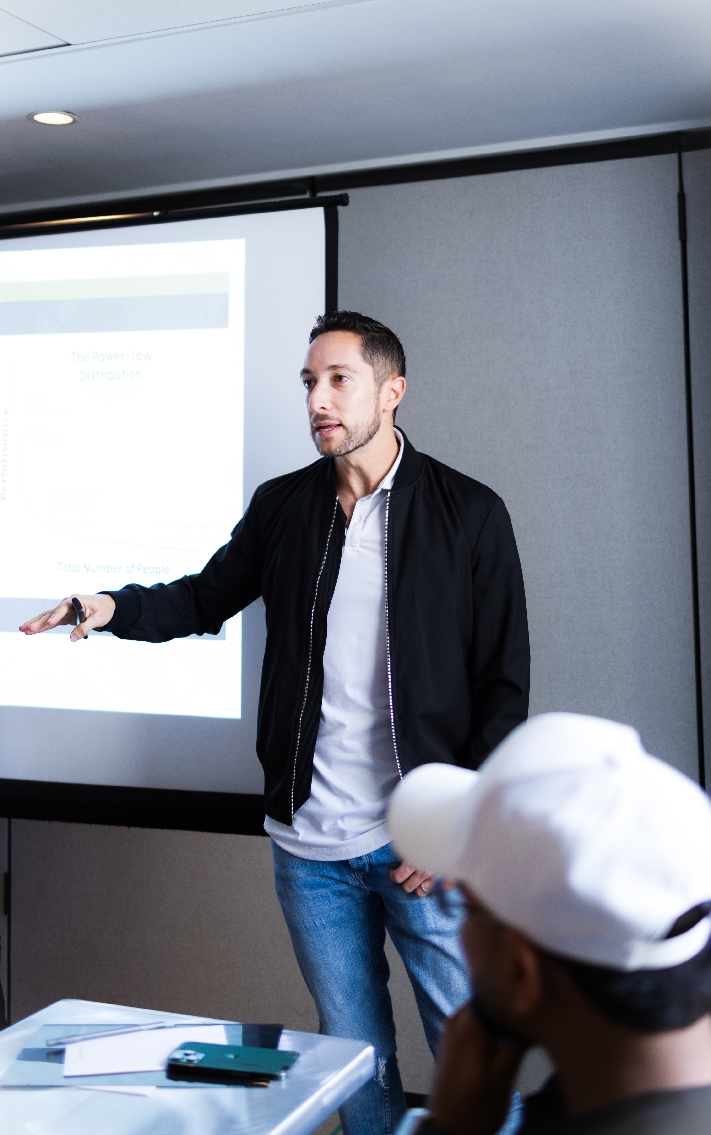 Jeremy speaking to the Kinetik leadership team